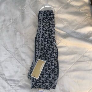 Michael Kors brand new with tags grey and black scarf